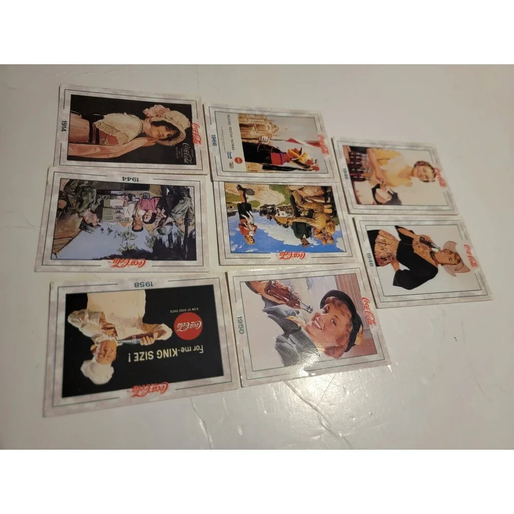 Coca Cola Collection 1994 Series 2 Collectible Cards Bundle Of 8